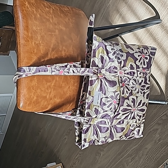 Amy Michelle Austin Diaper Bag, Charcoal Floral - Picture 3 of 11